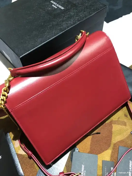 LEATHER SUNSET SMOOTH YSL MEDIUM IN SATCHEL 0624